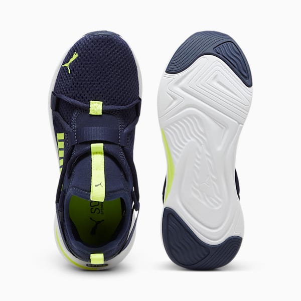 Tenis slip on juvenil SOFTRIDE Rift Pop, PUMA Navy-Electric Lime, extralarge